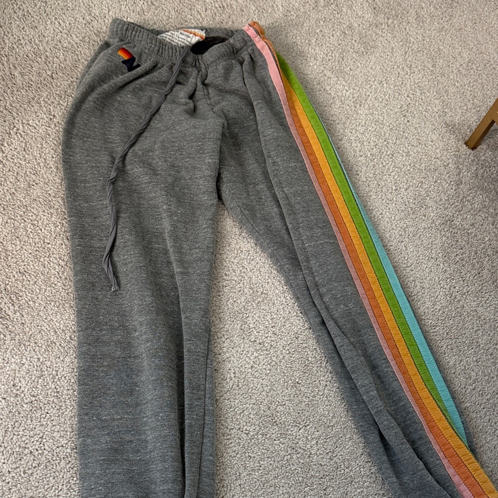 AVIATOR NATION 5 STRIPE SWEATPANTS
